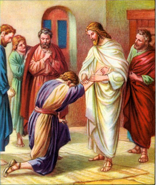 doubting Thomas and Jesus